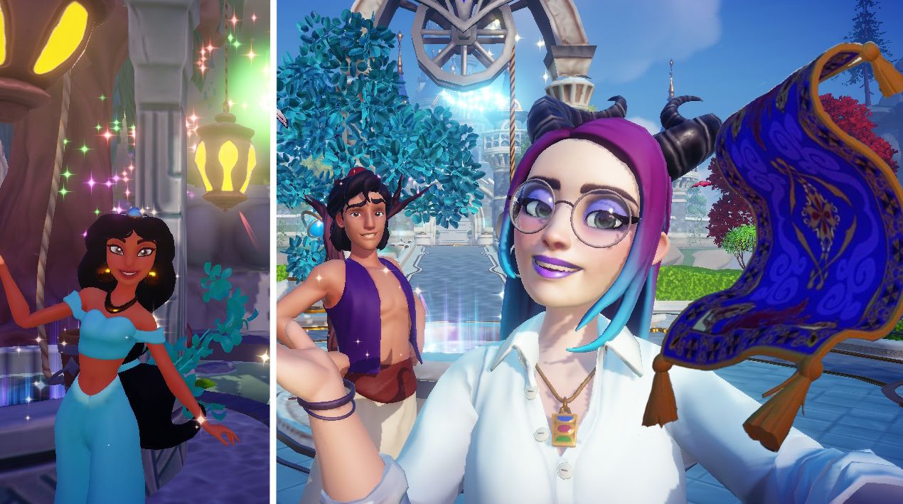 How to Get Aladdin and Jasmine
