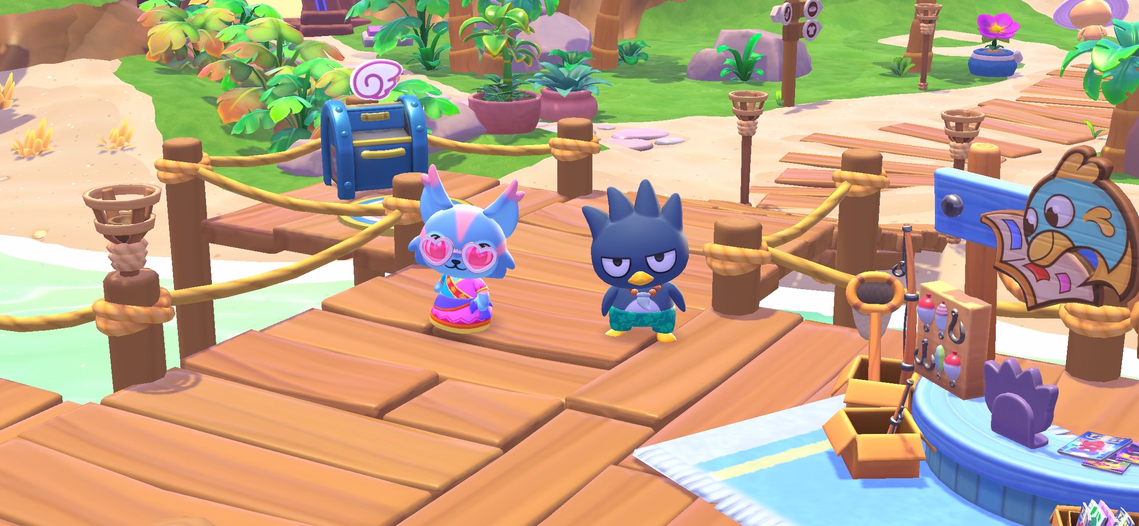 Celebrate Badtz-Maru’s birthday in Hello Kitty Island Adventure