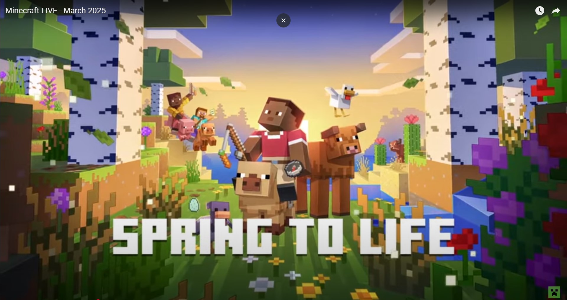 Minecraft Spring Update Is Coming